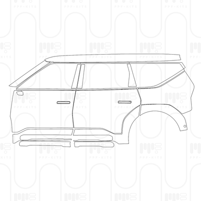 Pre-Cut PPF KIA EV9 GT-Line 2026