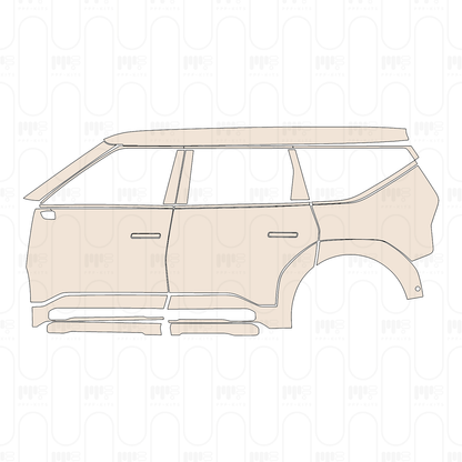 Pre-Cut PPF KIA EV9 GT-Line 2026
