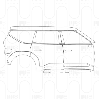 Pre-Cut PPF KIA EV9 GT-Line 2026