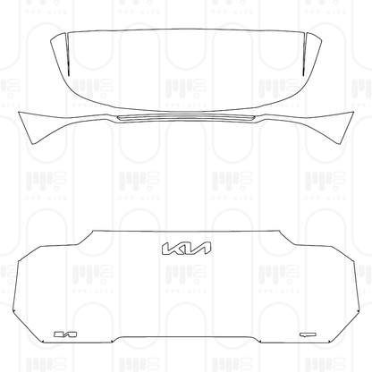 Pre-Cut PPF KIA EV9 GT-Line 2026