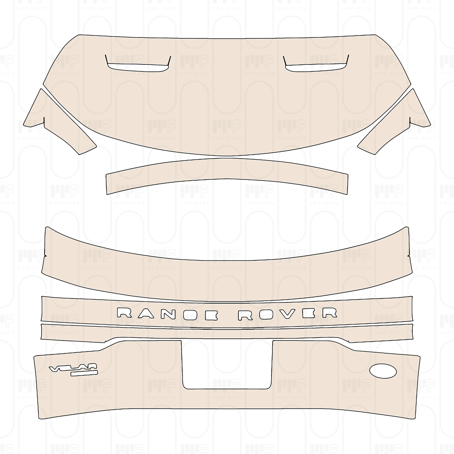 Pre-Cut PPF Land Rover Range Rover Velar Autobiography 2026