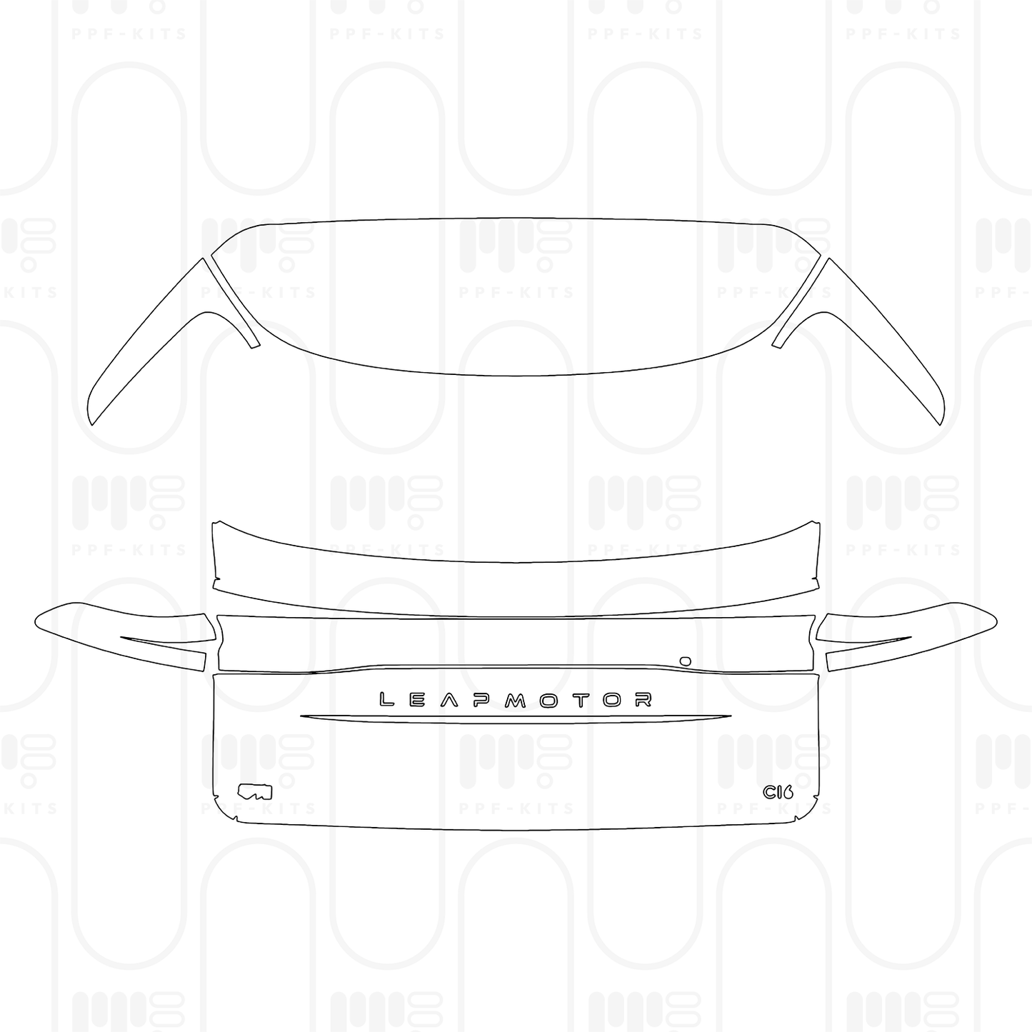 Pre-Cut PPF Leapmotor C16 Range Extended 2026