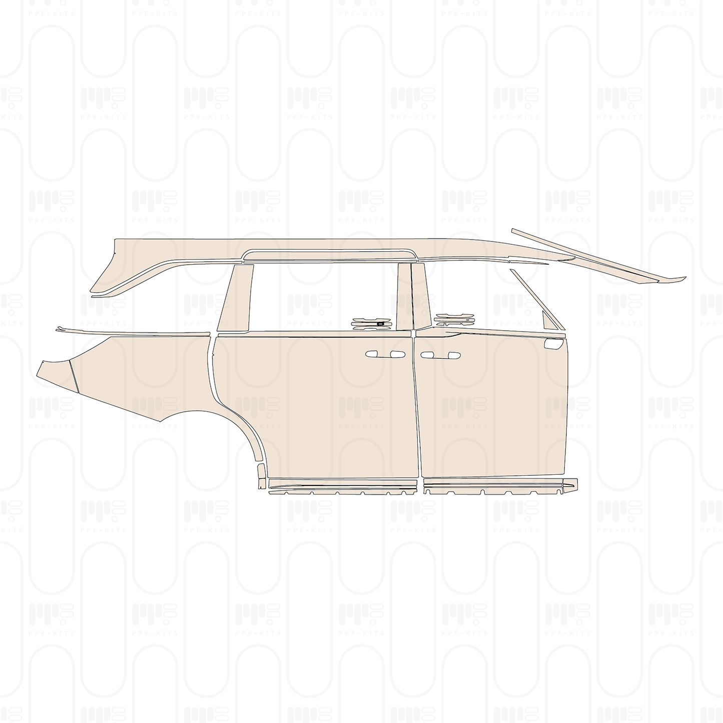 Pre-Cut PPF Lexus LM 2026