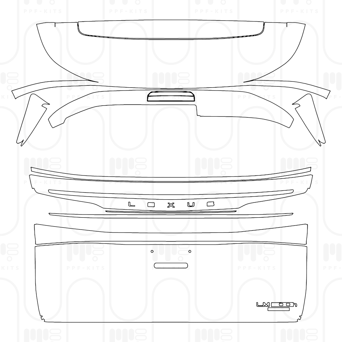 Pre-Cut PPF Lexus LM 2026