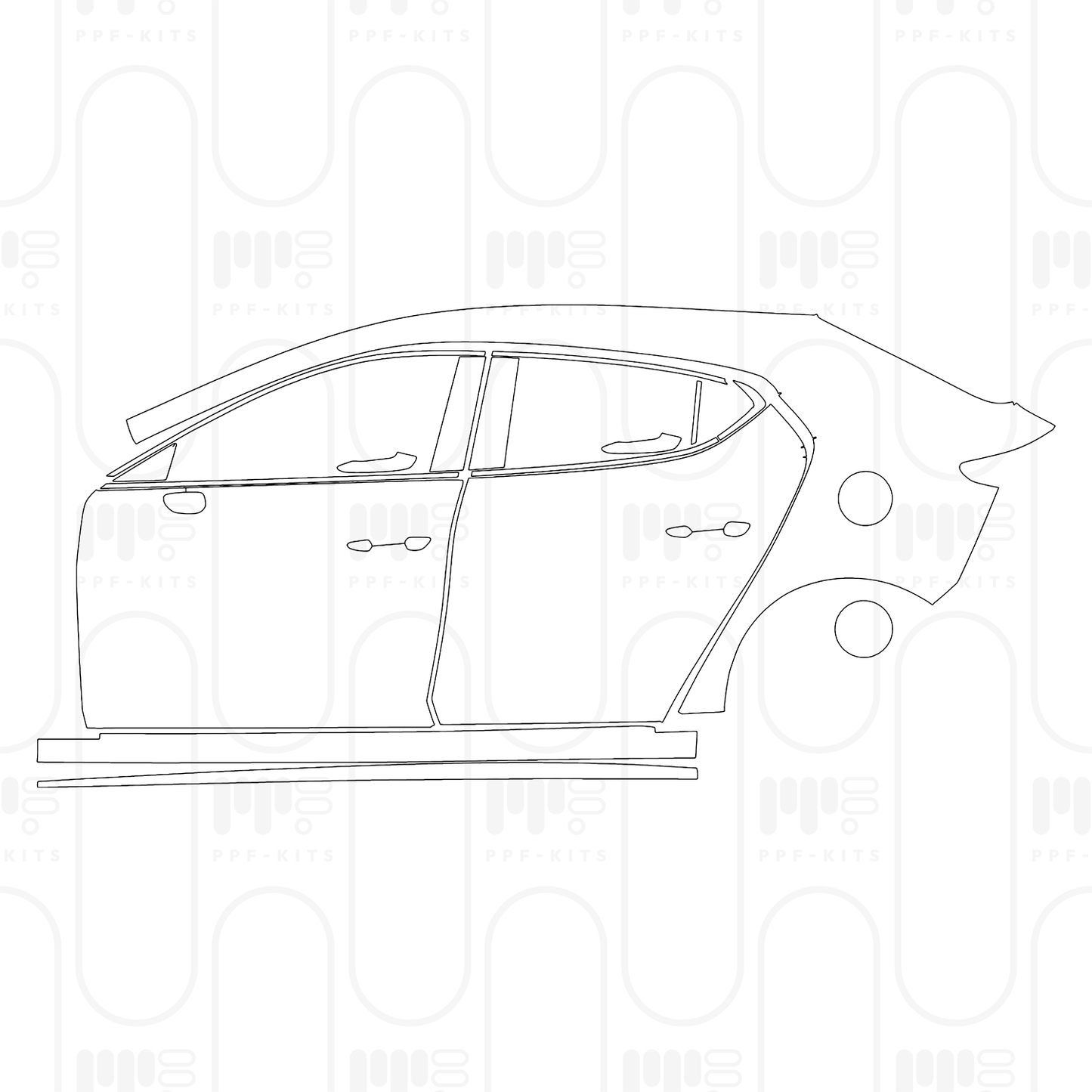 Pre-Cut PPF Mazda Axela (Mazda 3) Hatchback 2026