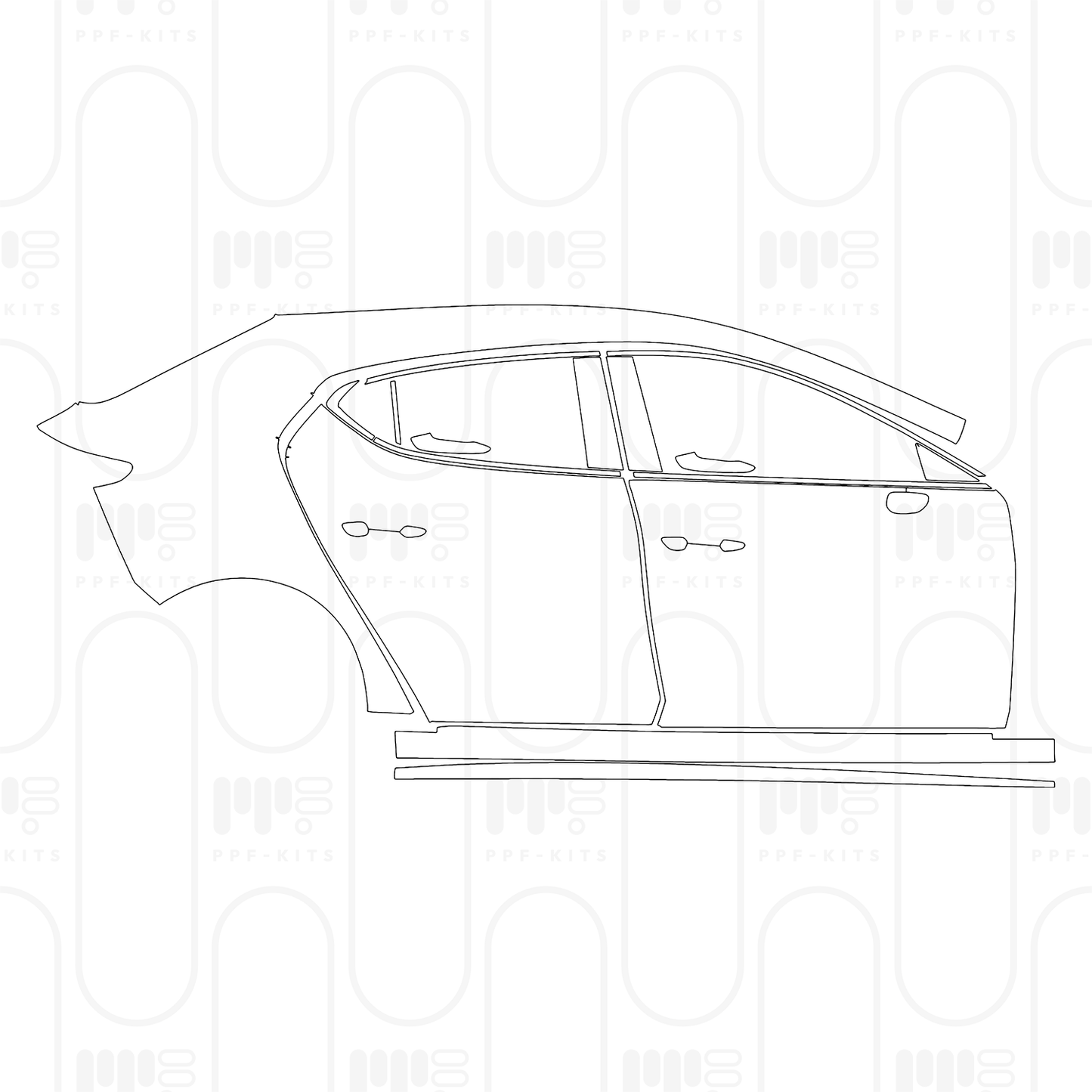 Pre-Cut PPF Mazda Axela (Mazda 3) Hatchback 2026