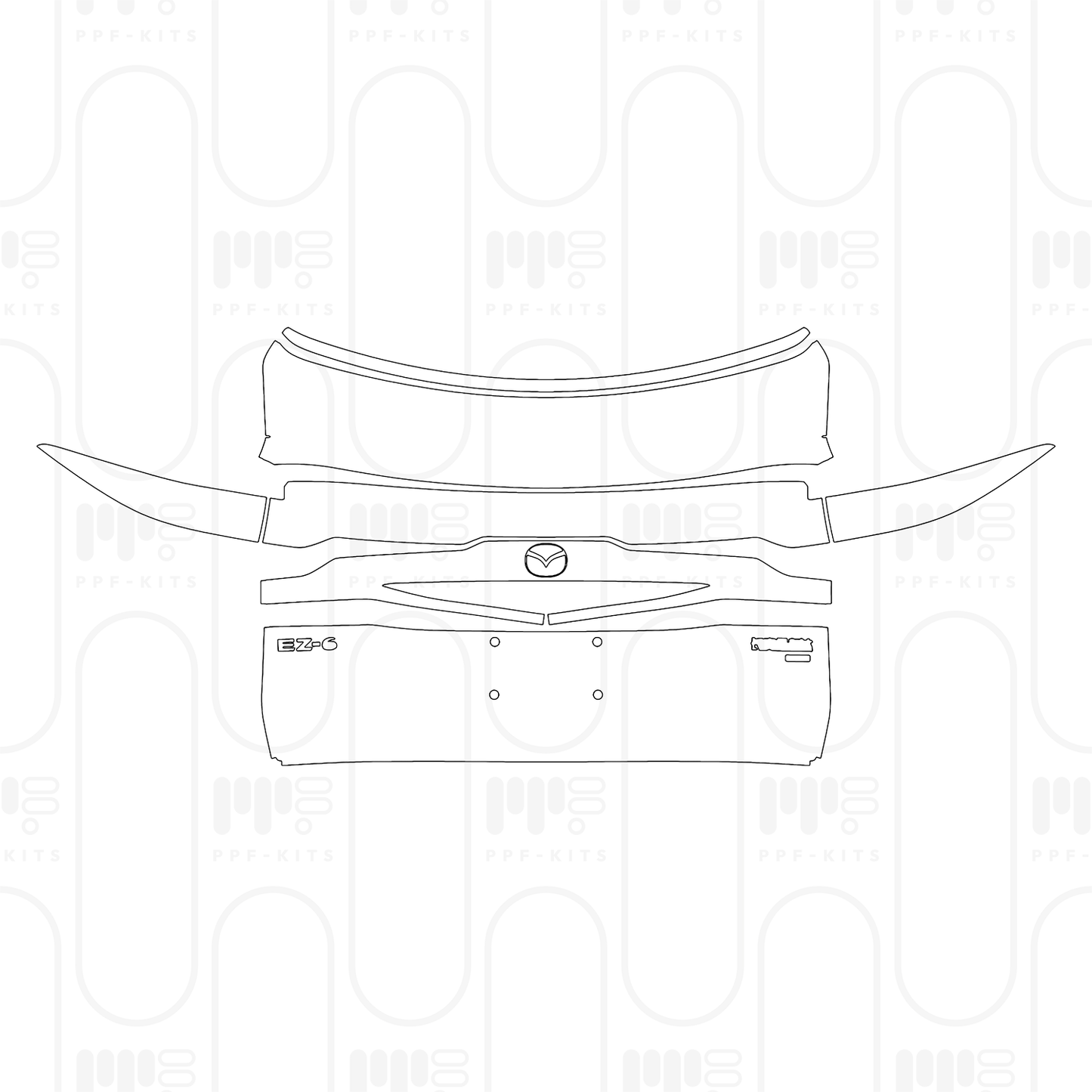 Pre-Cut PPF Mazda EZ-6 Pure Electric 2026