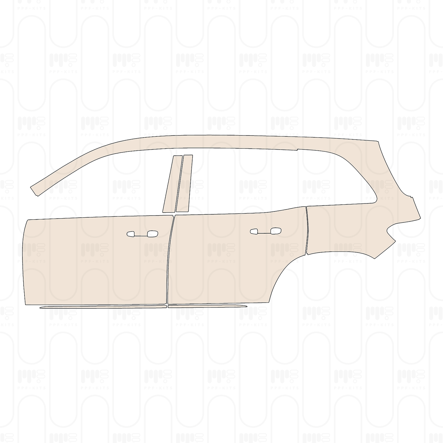 Pre-Cut PPF Mercedes-Benz EQB Base 2026