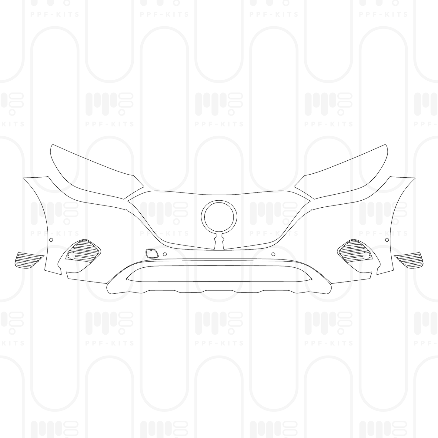 Pre-Cut PPF Mercedes-Benz EQE SUV Base 2026