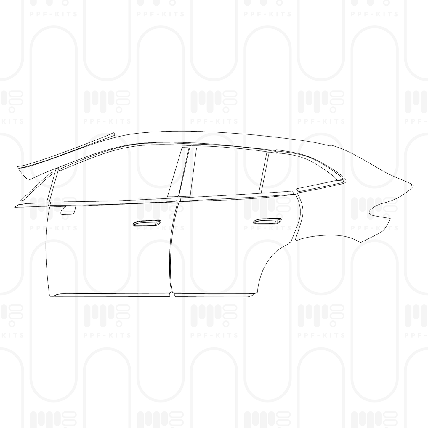 Pre-Cut PPF Mercedes-Benz EQE SUV Base 2026