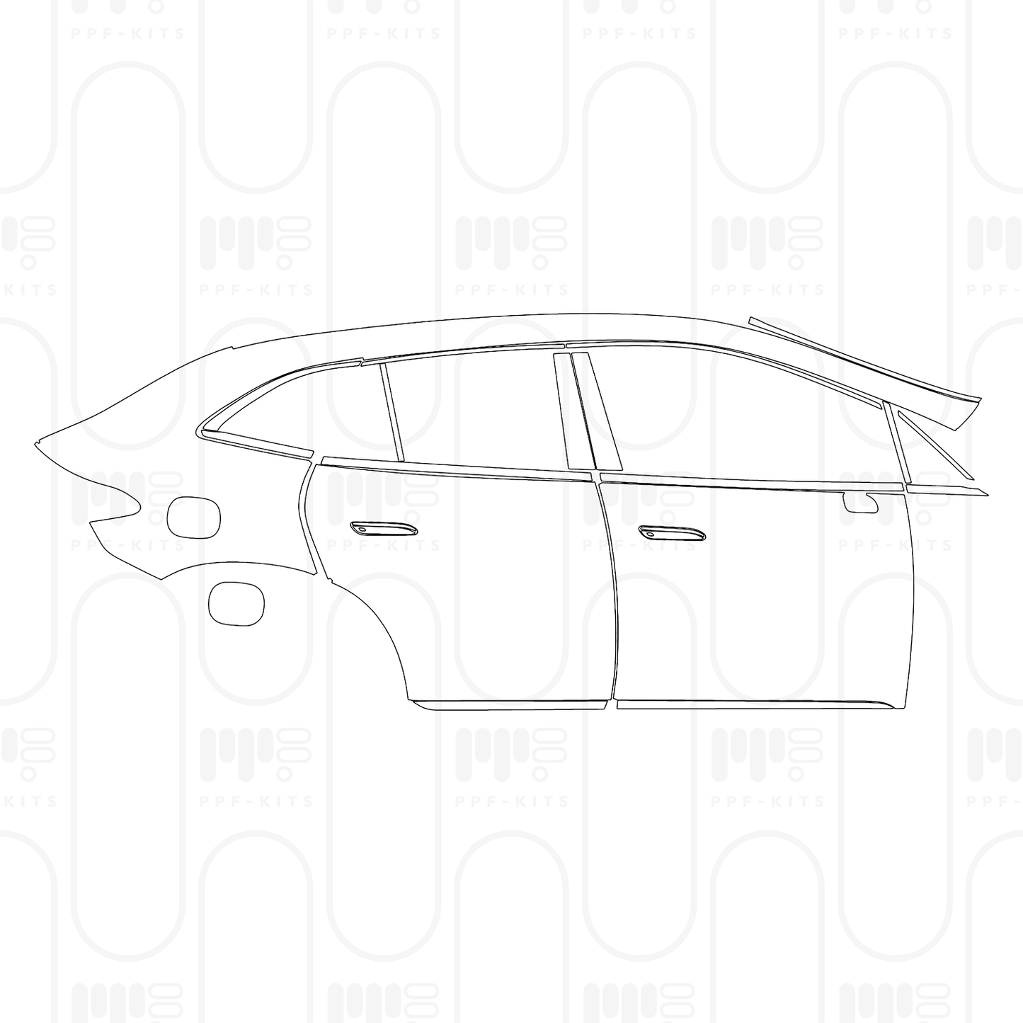 Pre-Cut PPF Mercedes-Benz EQE SUV Base 2026