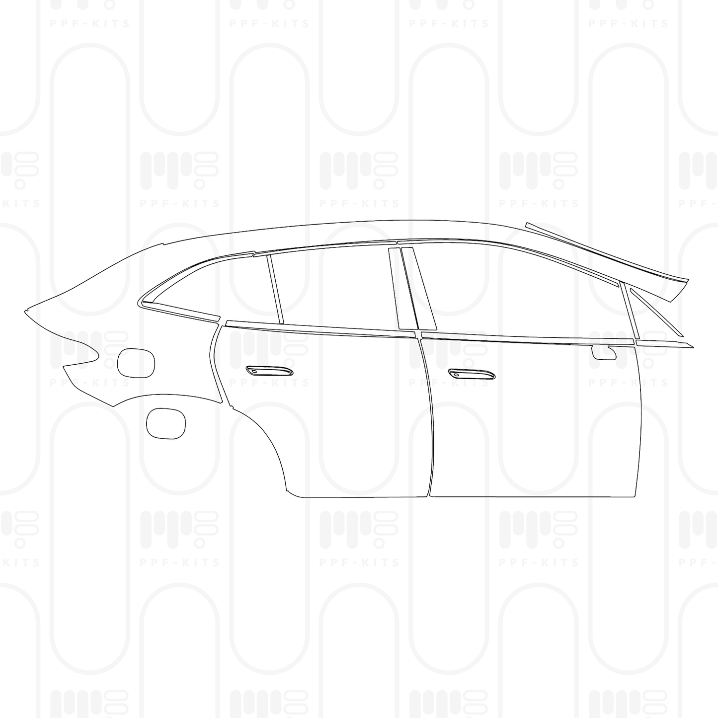 Pre-Cut PPF Mercedes-Benz EQE SUV Base 2026