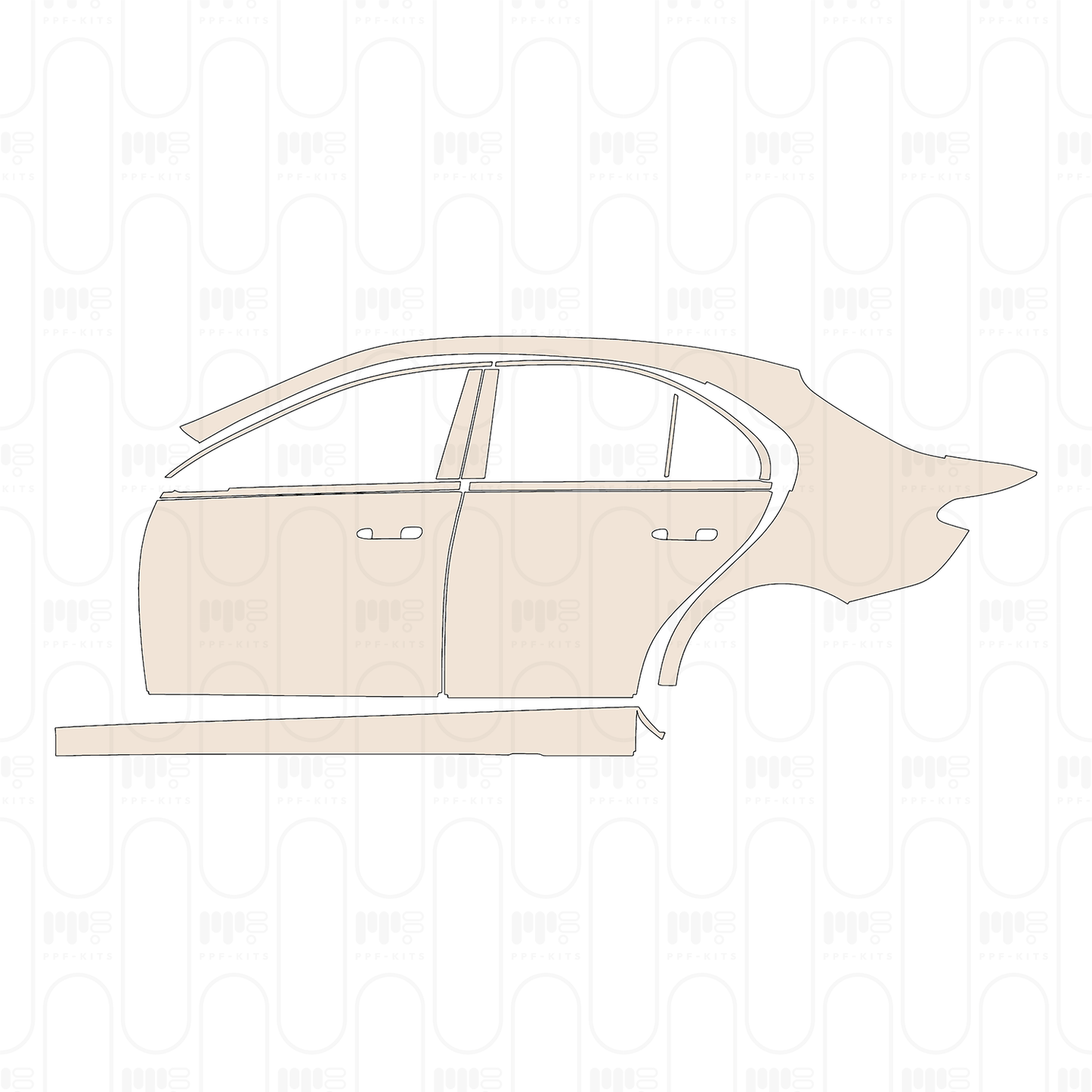 Pre-Cut PPF Mercedes-Benz C Class Sedan Base Standard Wheelbase 2026