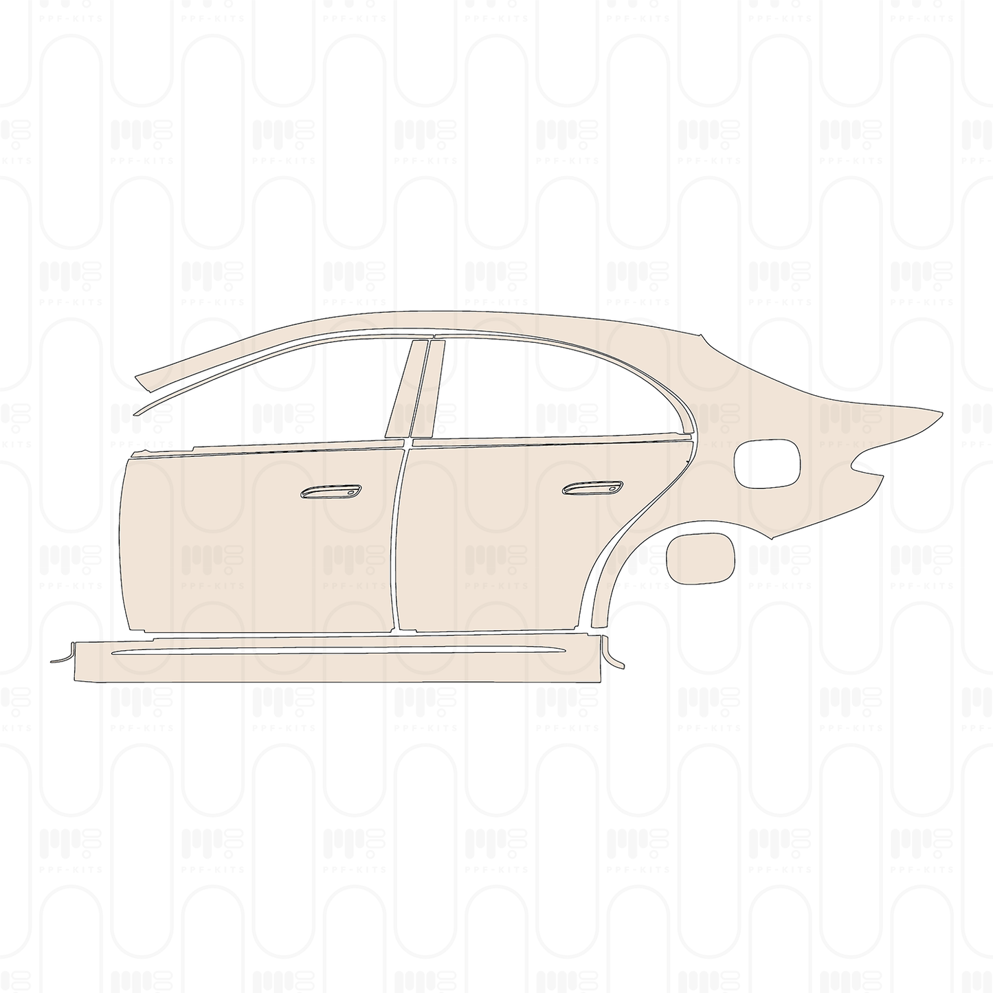 Pre-Cut PPF Mercedes-Benz E Class Sedan AMG-Line Standard Wheelbase 2026