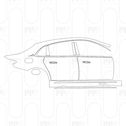 Pre-Cut PPF Mercedes-Benz E Class Sedan AMG-Line Extended Wheelbase 2026
