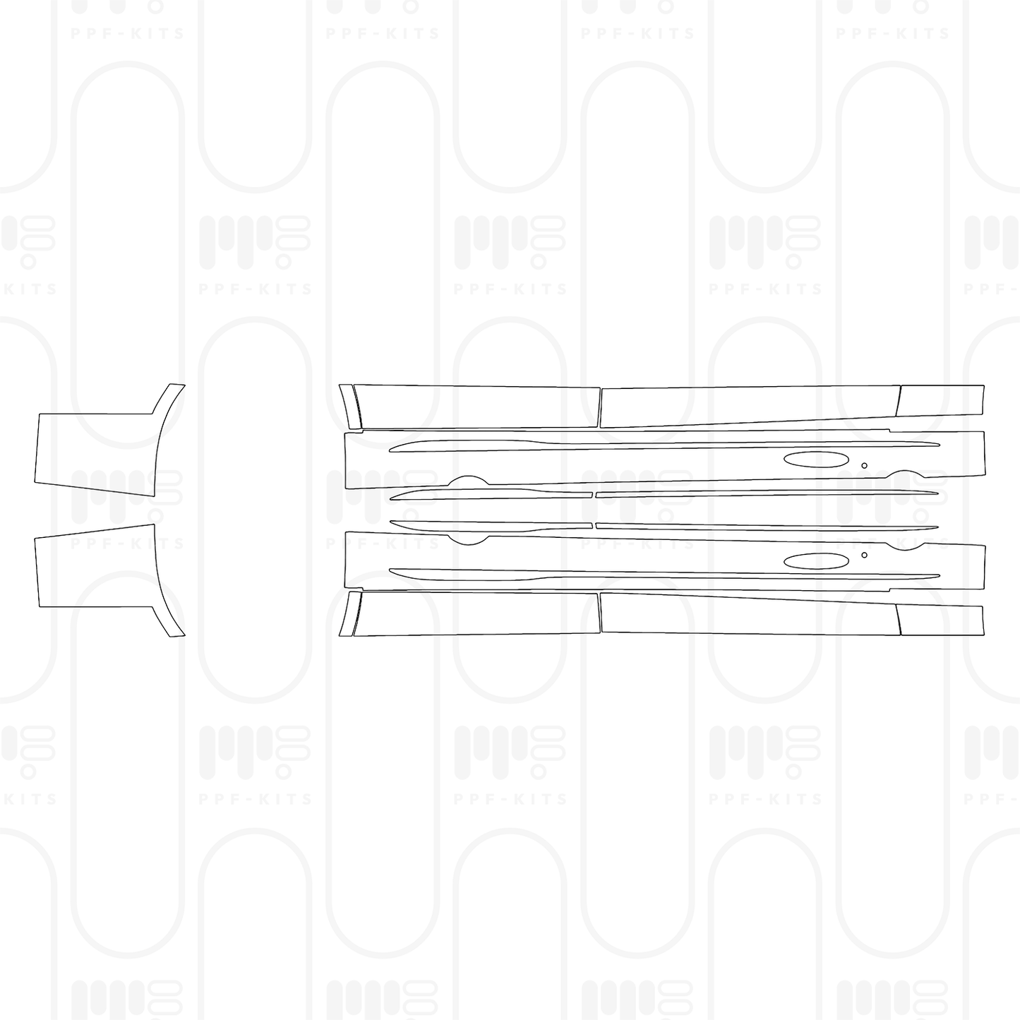 Pre-Cut PPF Mercedes-Benz E Class Sedan AMG-Line Extended Wheelbase 2026