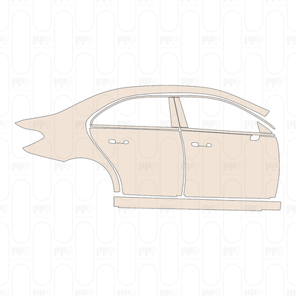 Pre-Cut PPF Mercedes-Benz A Class Sedan Base Standard Wheelbase 2026