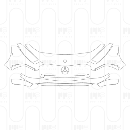 Pre-Cut PPF Mercedes-Benz A Class Sedan AMG Line Extended Wheelbase (Chinese only) 2026