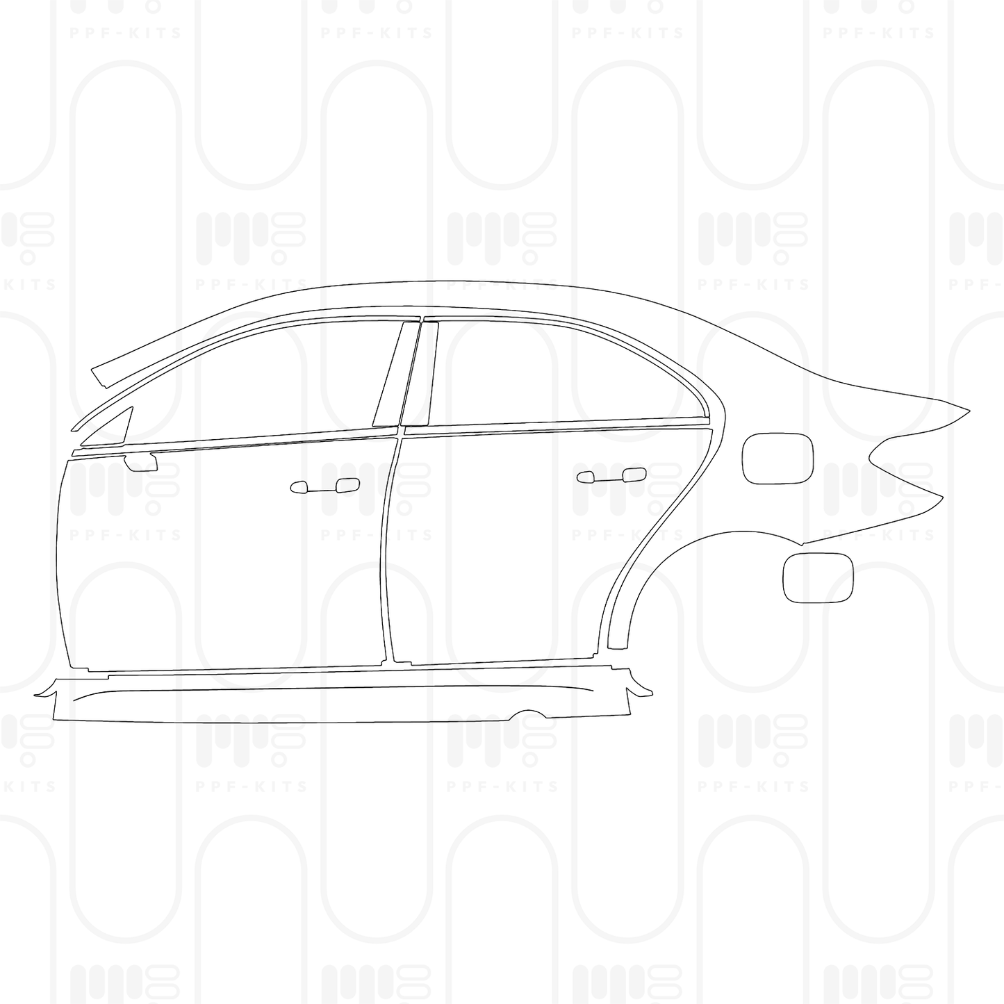 Pre-Cut PPF Mercedes-Benz A Class Sedan AMG A 35 2026