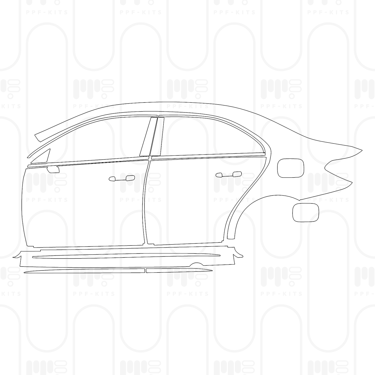 Pre-Cut PPF Mercedes-Benz A Class Sedan AMG A 35 2026