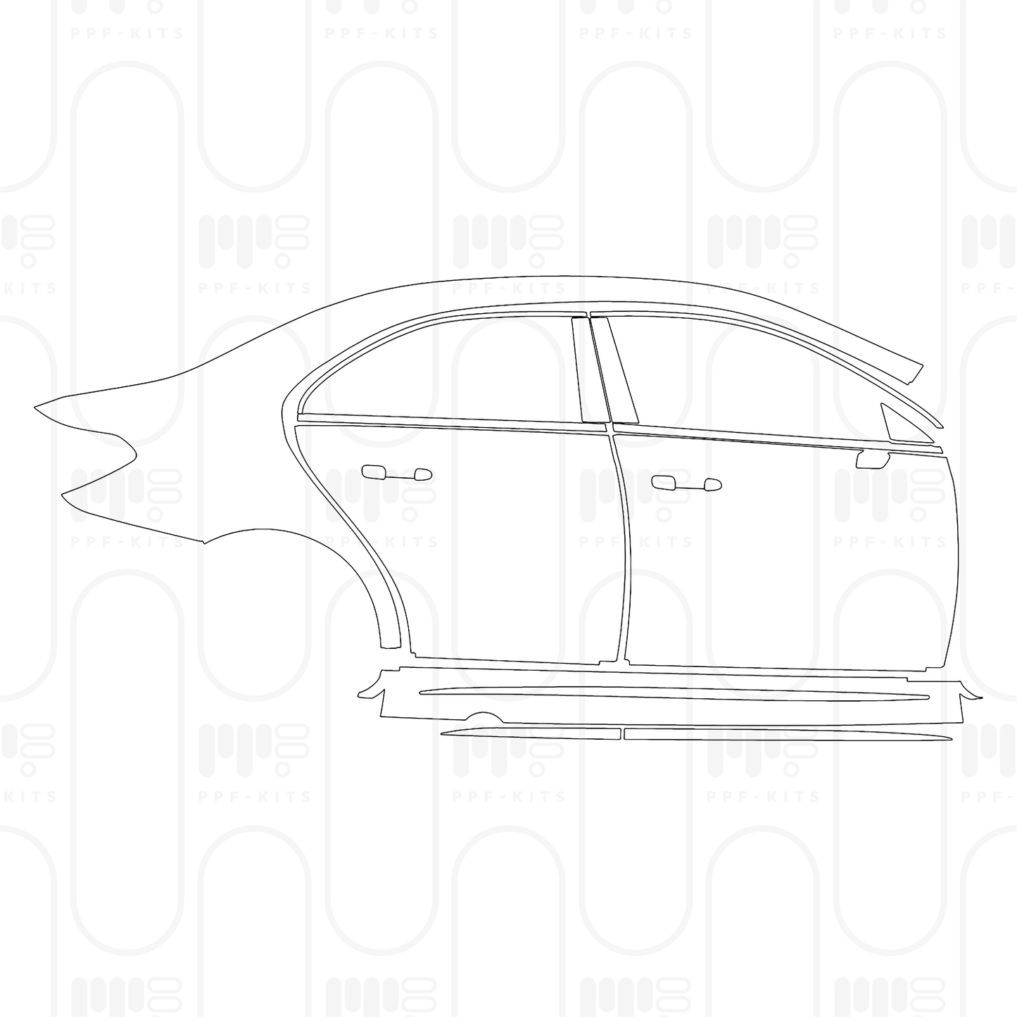 Pre-Cut PPF Mercedes-Benz A Class Sedan AMG A 35 2026