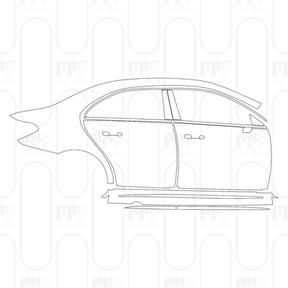 Pre-Cut PPF Mercedes-Benz A Class Sedan AMG A 35 2026