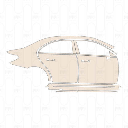 Pre-Cut PPF Mercedes-Benz A Class Sedan AMG A 35 2026