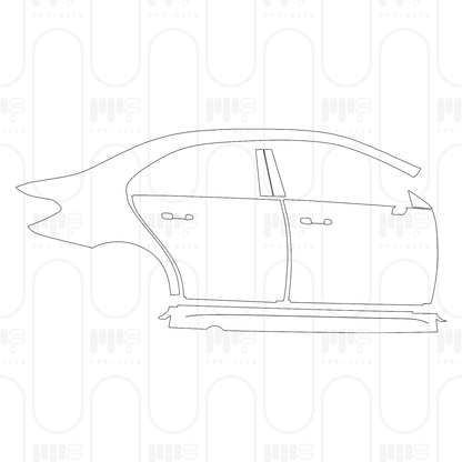 Pre-Cut PPF Mercedes-Benz A Class Sedan AMG Line Extended Wheelbase (Chinese only) 2026