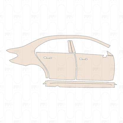 Pre-Cut PPF Mercedes-Benz A Class Sedan AMG Line Extended Wheelbase (Chinese only) 2026