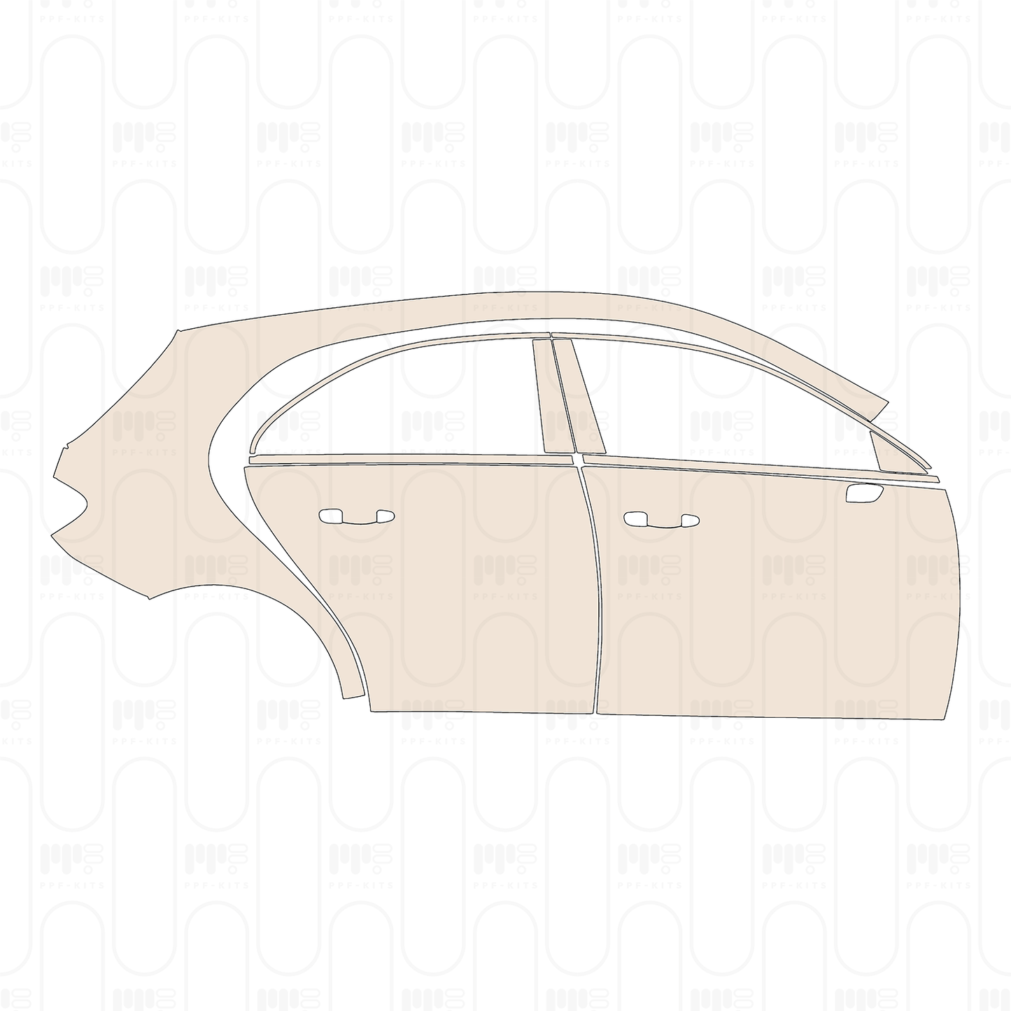 Pre-Cut PPF Mercedes-Benz A Class Hatchback Base 2026