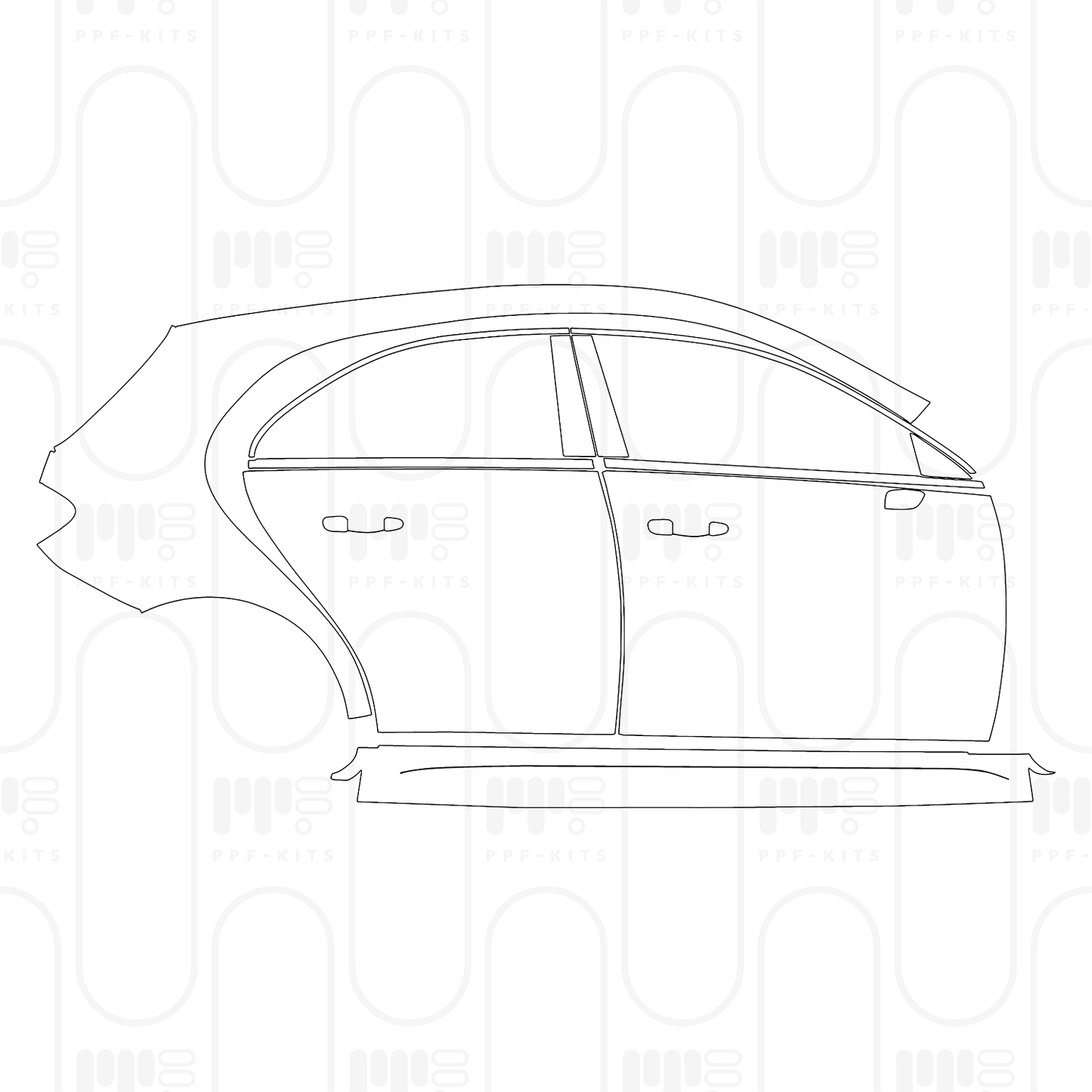 Pre-Cut PPF Mercedes-Benz A Class Hatchback AMG Line 2026