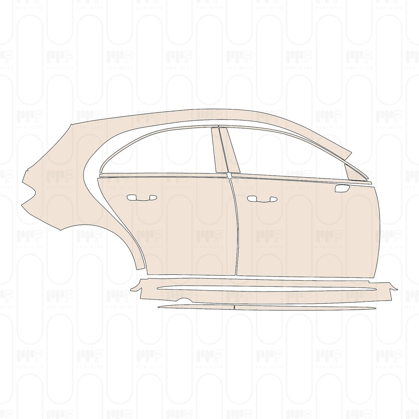 Pre-Cut PPF Mercedes-Benz A Class Hatchback AMG A 35 2026