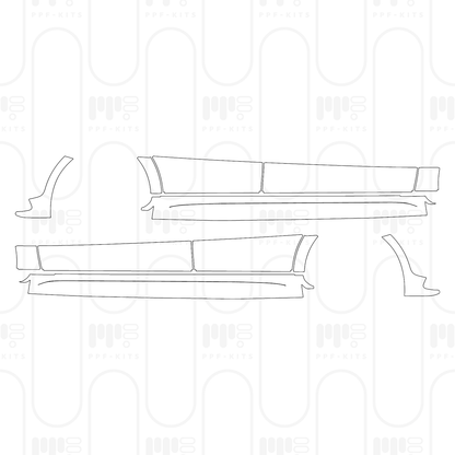 Pre-Cut PPF Mercedes-Benz A Class Hatchback AMG Line 2026