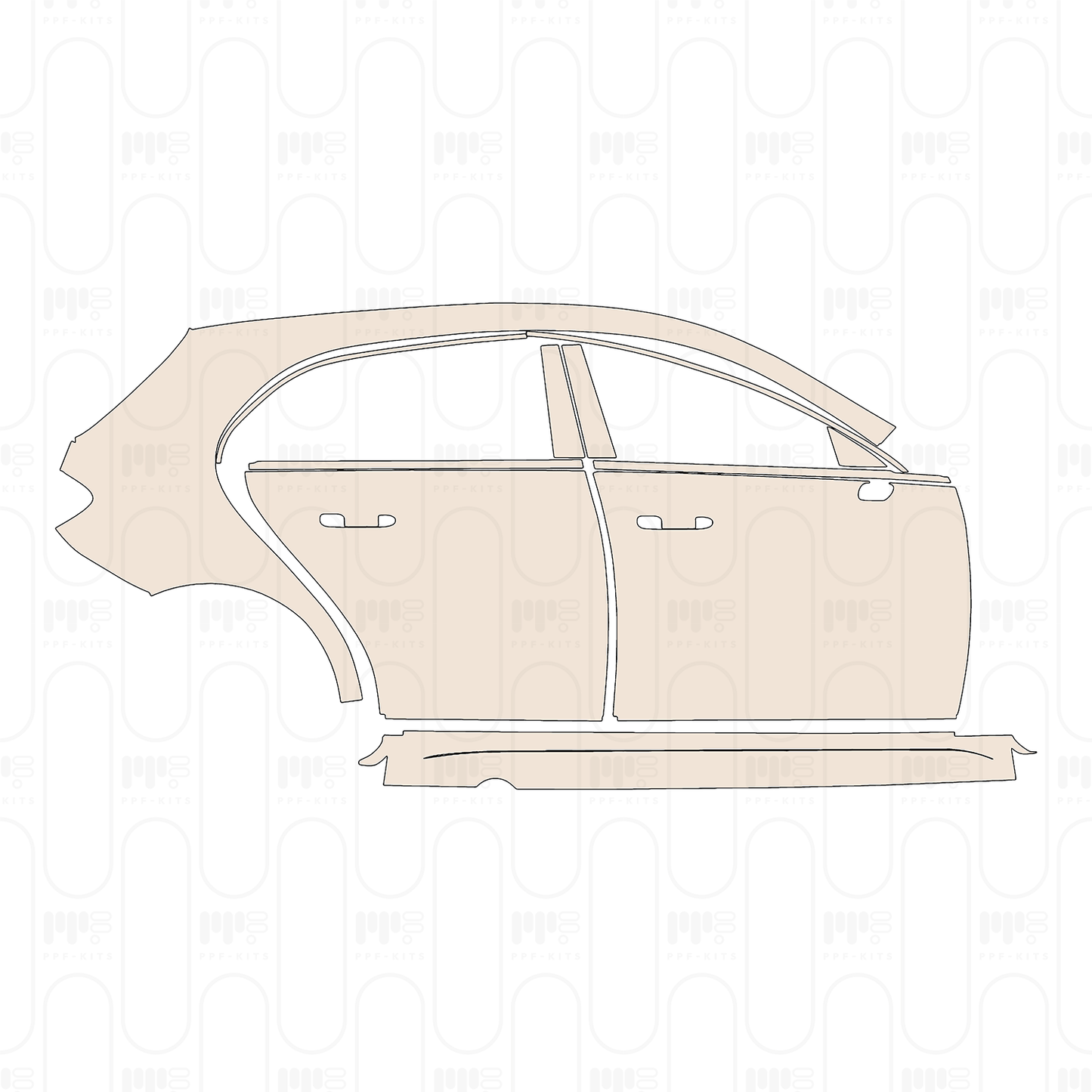 Pre-Cut PPF Mercedes-Benz A Class Hatchback AMG A 45 S 2026