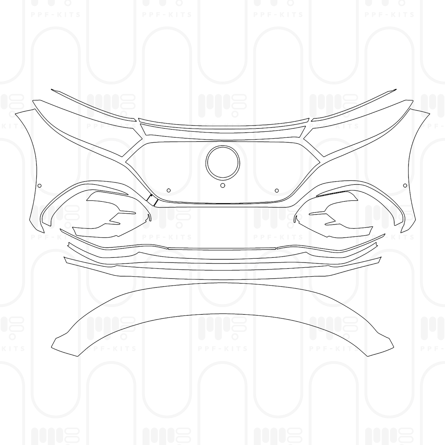 Pre-Cut PPF Mercedes-Benz EQS SUV 580 4MATIC 2026