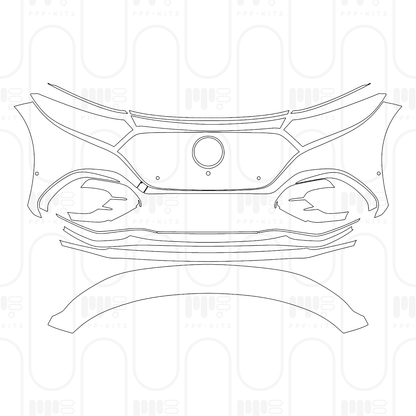 Pre-Cut PPF Mercedes-Benz EQS SUV 580 4MATIC 2026