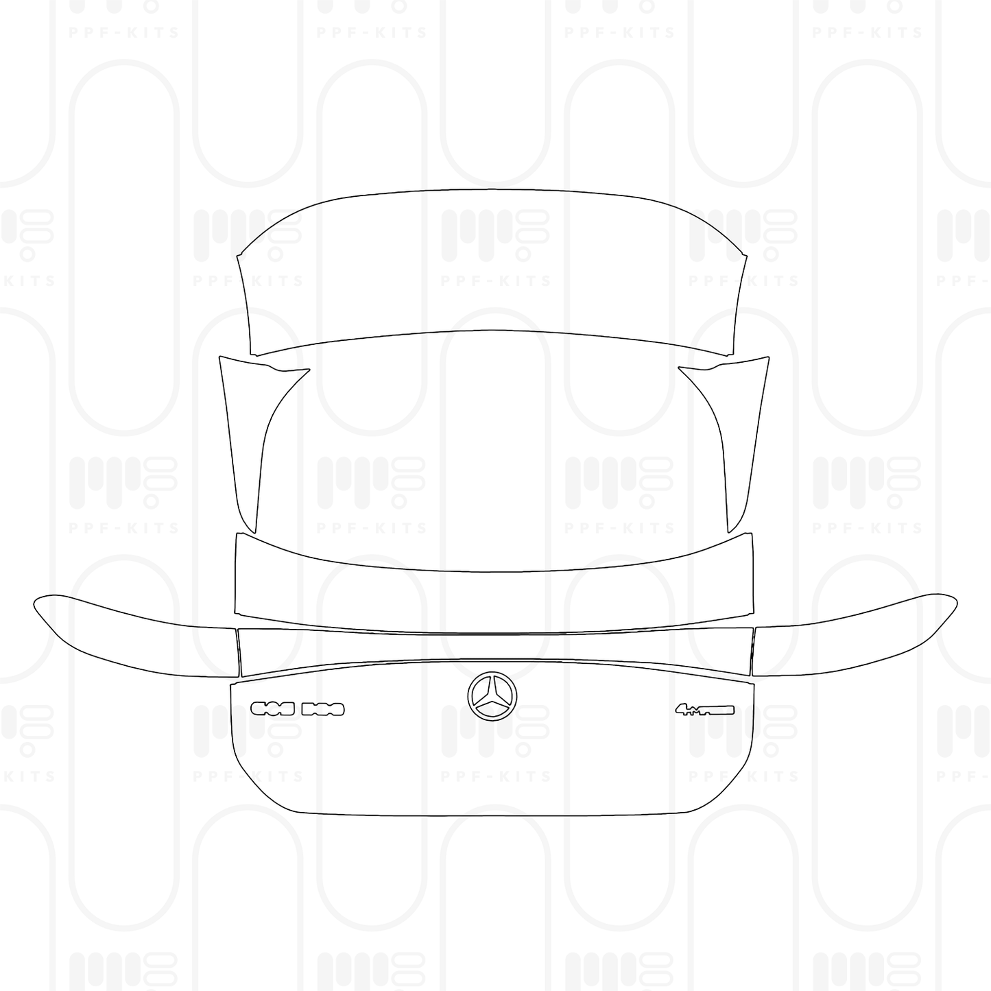 Pre-Cut PPF Mercedes-Benz EQS SUV 580 4MATIC 2026