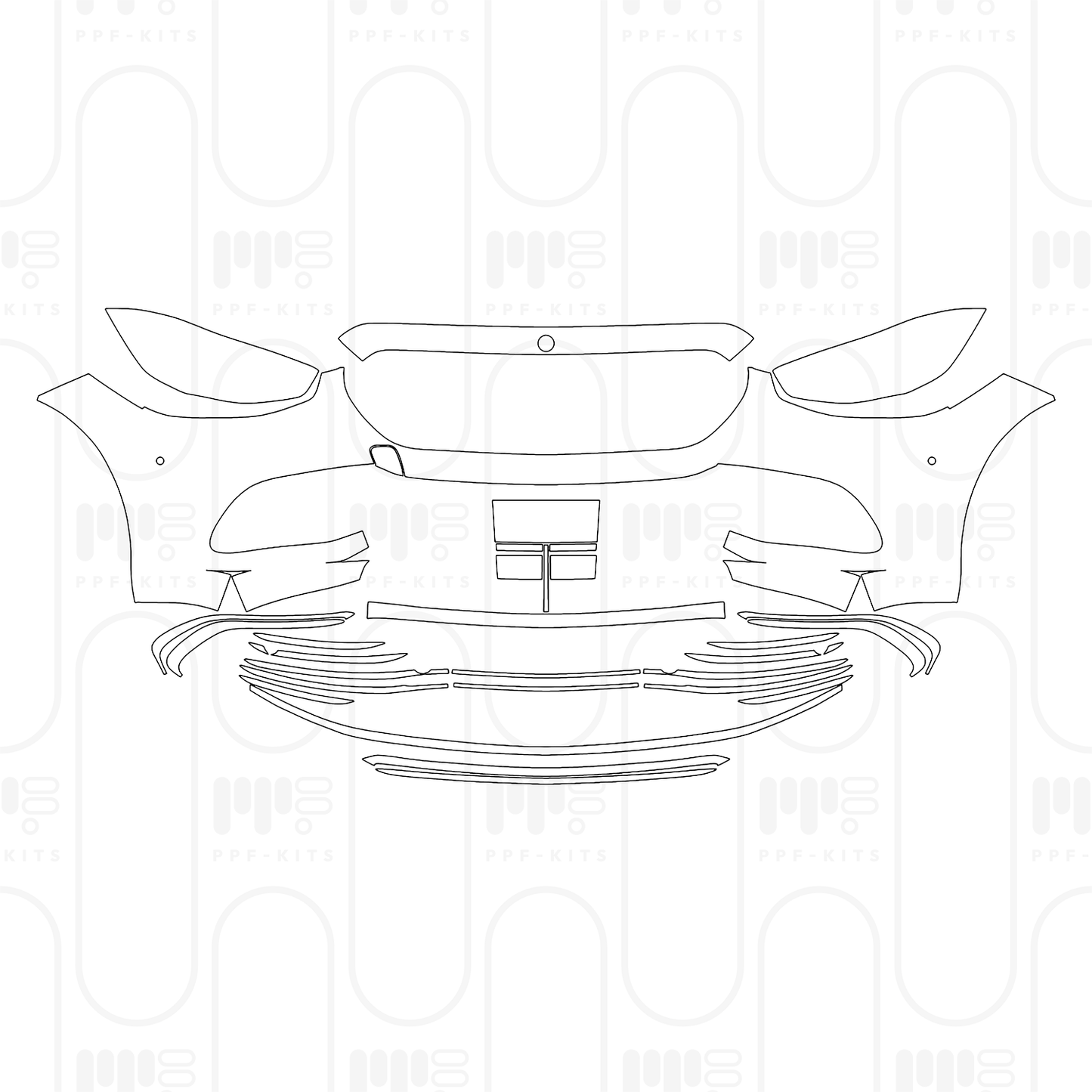 Pre-Cut PPF Mercedes-Benz S Class Sedan Base Extended Wheelbase 2026