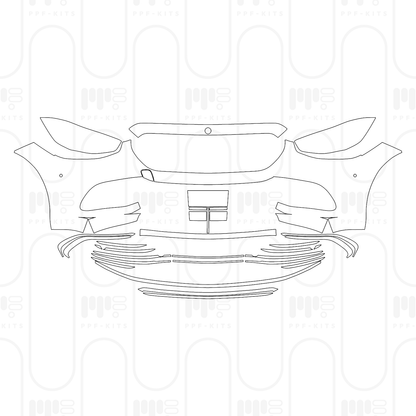 Pre-Cut PPF Mercedes-Benz S Class Sedan Base Extended Wheelbase 2026