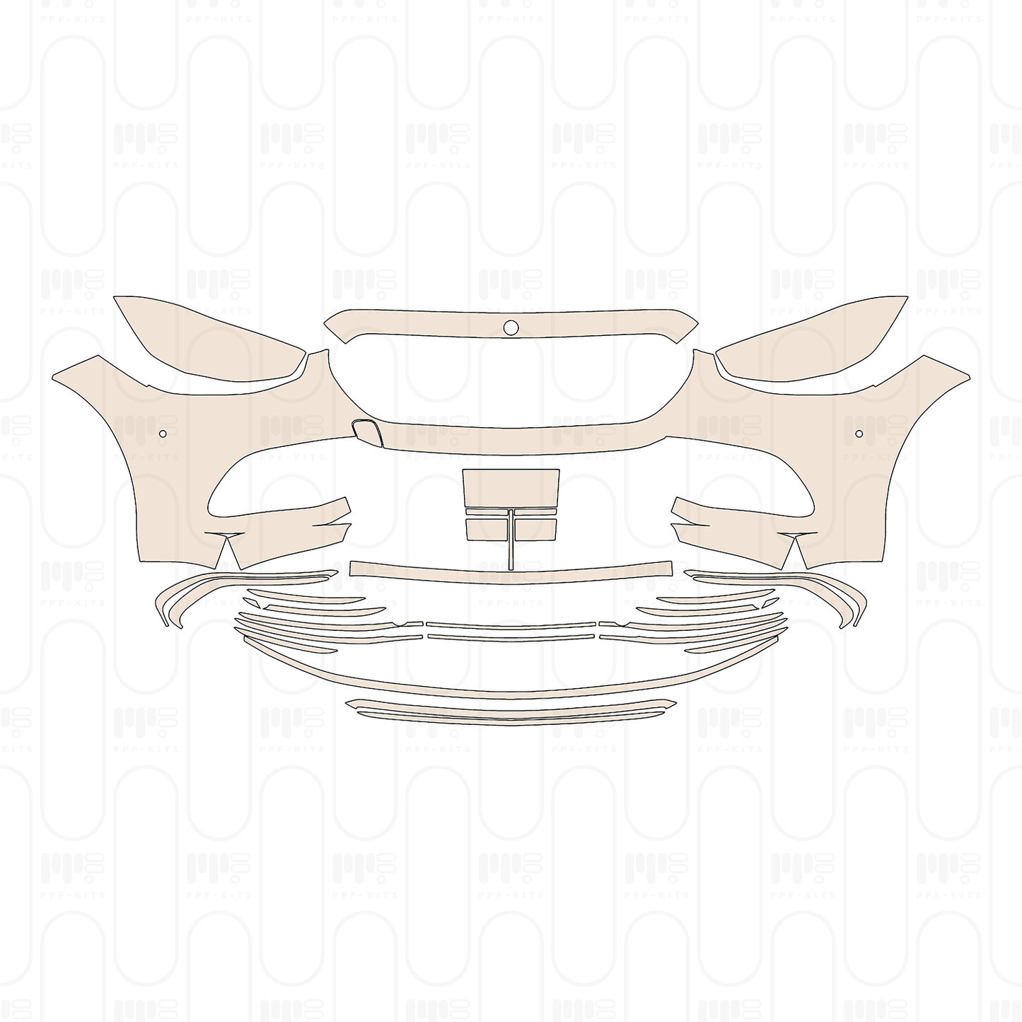 Pre-Cut PPF Mercedes-Benz S Class Sedan Base Standard Wheelbase 2026