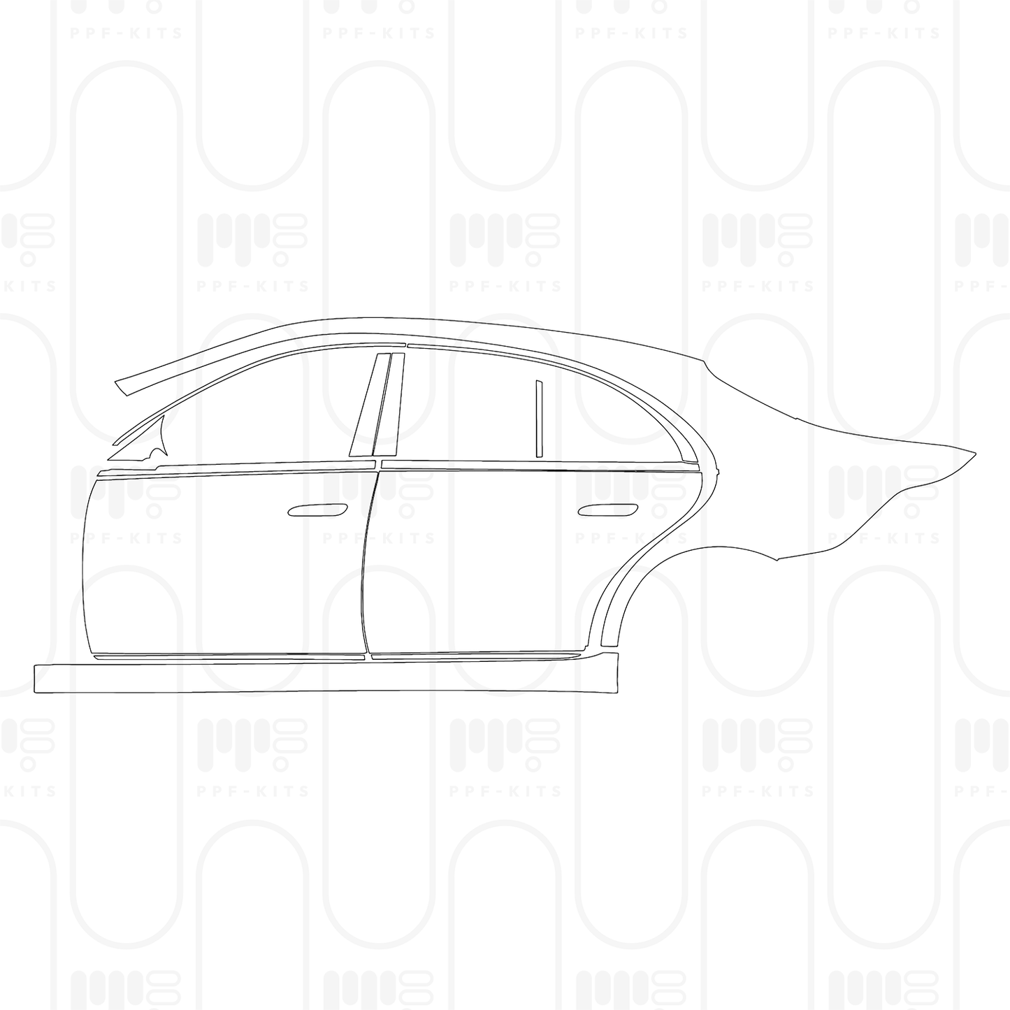 Pre-Cut PPF Mercedes-Benz S Class Sedan Base Extended Wheelbase 2026