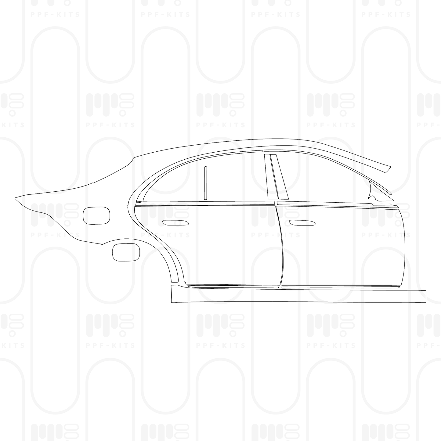 Pre-Cut PPF Mercedes-Benz S Class Sedan Base Extended Wheelbase 2026