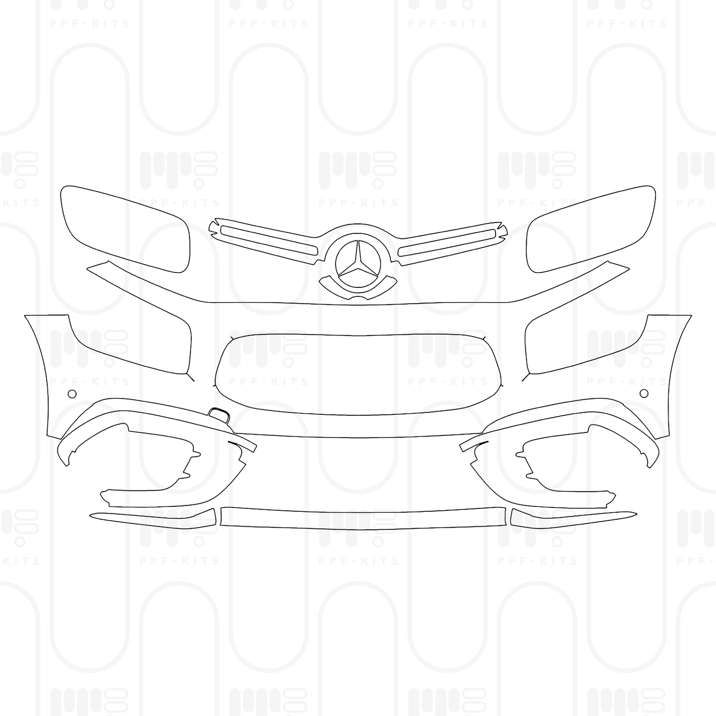 Pre-Cut PPF Mercedes-Benz GLB AMG Line 2026