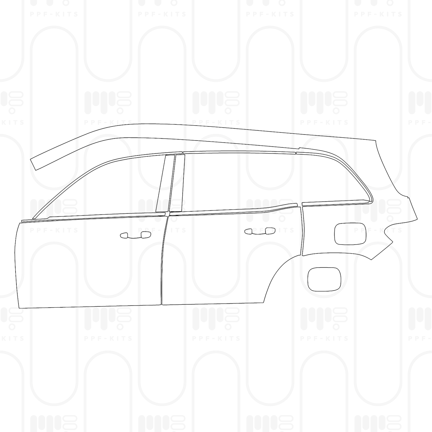 Pre-Cut PPF Mercedes-Benz GLB AMG Line 2026