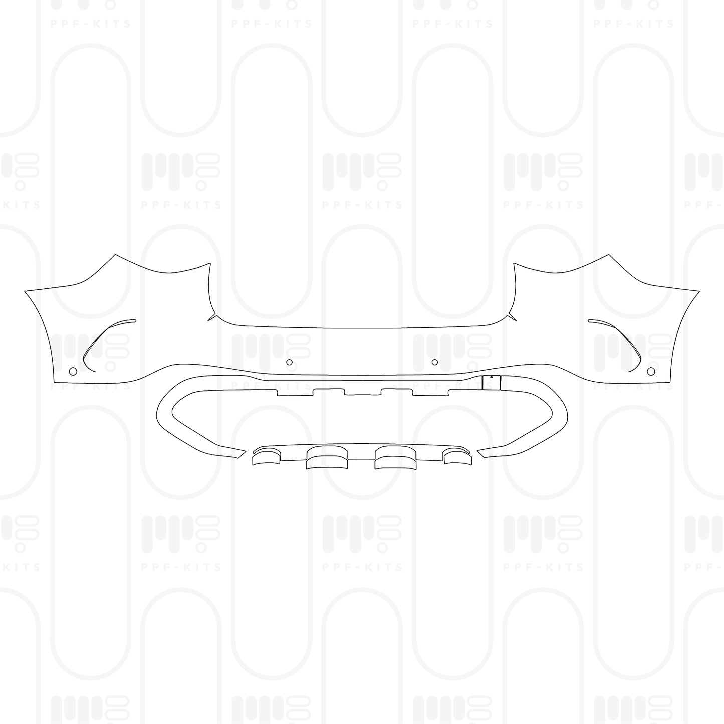 Pre-Cut PPF Mercedes-Benz GLC SUV Standard Wheelbase (GLC) AMG Line 2026