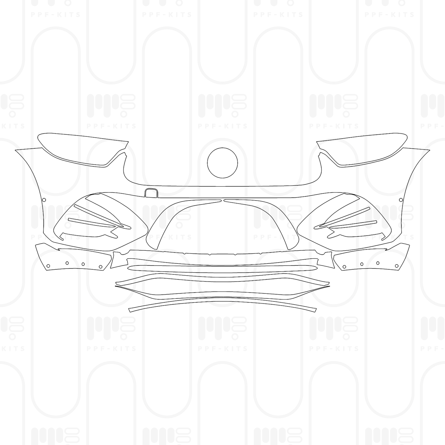 Pre-Cut PPF Mercedes-Benz GLC Coupe AMG GLC 63 S e Performance 2026