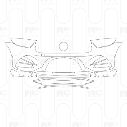 Pre-Cut PPF Mercedes-Benz GLC Coupe AMG GLC 63 S e Performance 2026