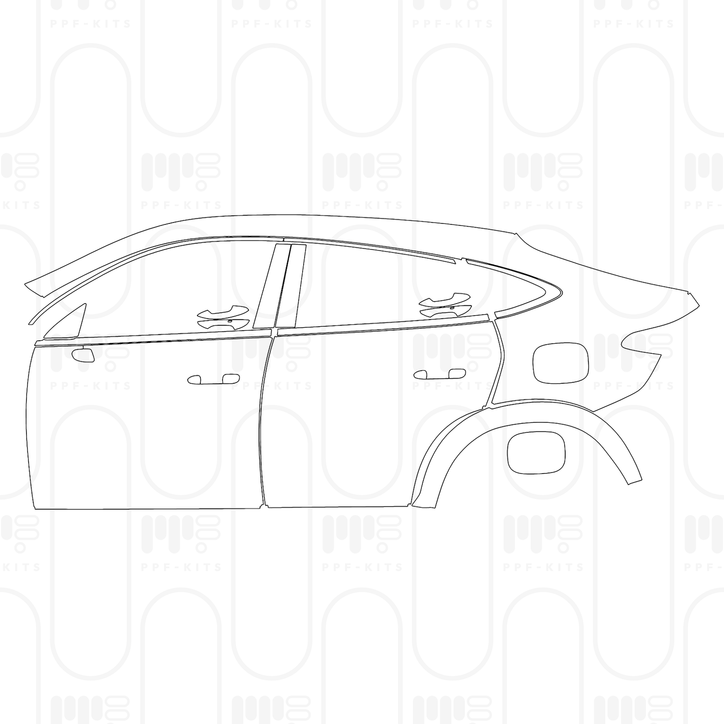 Pre-Cut PPF Mercedes-Benz GLC Coupe AMG GLC 63 S e Performance 2026