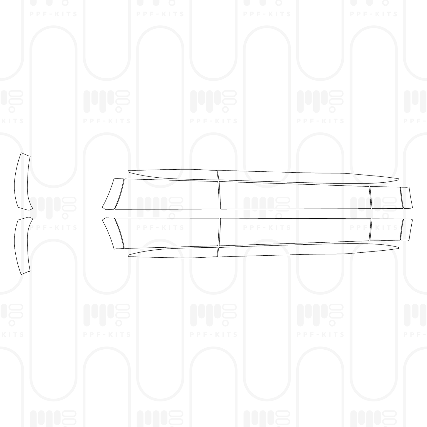 Pre-Cut PPF Mercedes-Benz GLC Coupe AMG GLC 63 S e Performance 2026