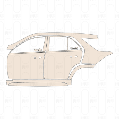 Pre-Cut PPF Mercedes-Benz GLE SUV AMG line 2026
